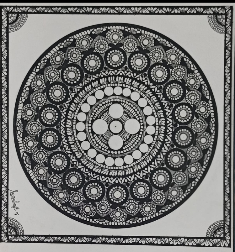 Artwork by Seema Sengar - Mandala art - 4