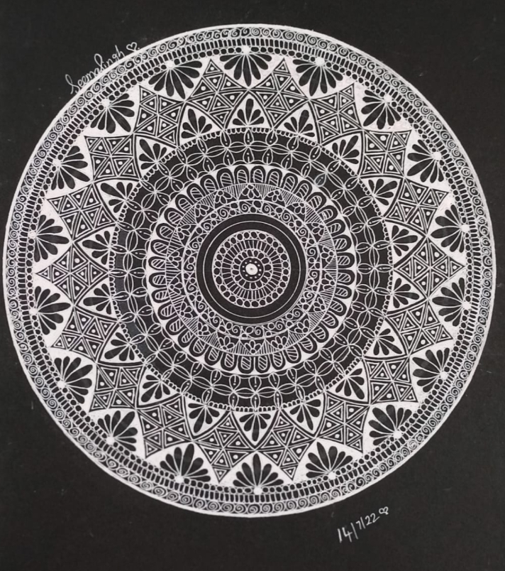 Artwork by Seema Sengar - Mandala art - 8