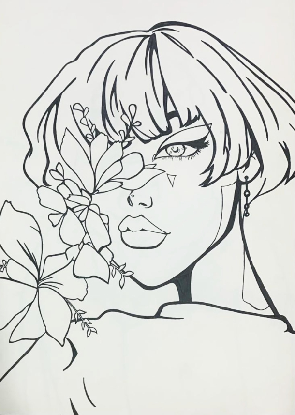 Painting by Krishya Thakur - Eccentrically Zany