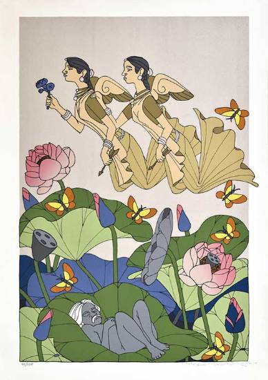 Limited Edition Print by A Ramachandran - Untitled