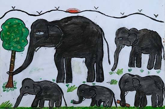 Painting by Josana Paretaki - My favorite animal