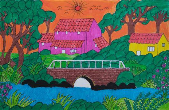 Painting by Ankita Pagi - Beautiful Scenery