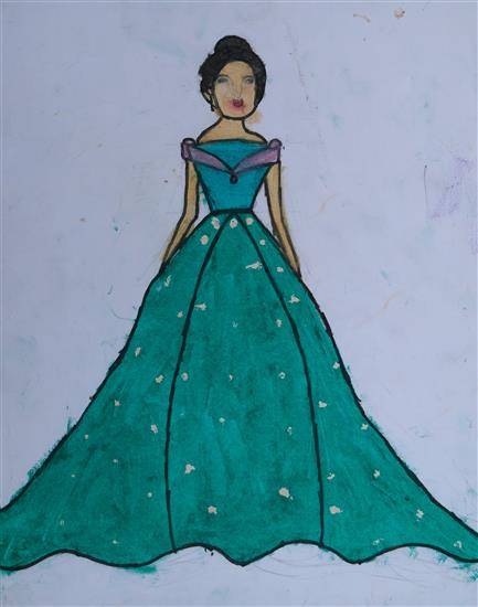 Painting by Varsha Padir - The Princess
