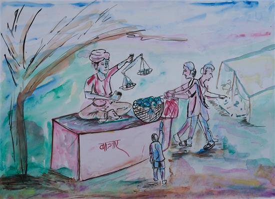 Painting by Ashwini Pada - Weekly Bazar