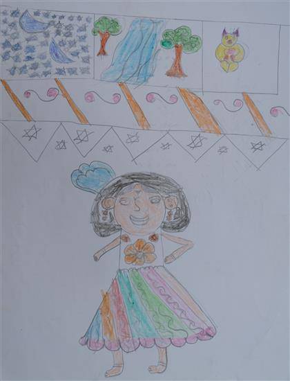 Painting by Natasha Kasdekar - Myself