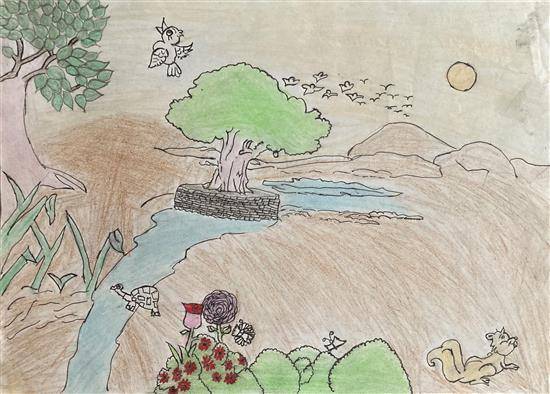 Painting by Diksha Gangurde - Scenery - 9