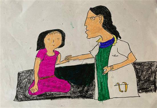 Painting by Swapnil Pawara - My dream is to be a Doctor