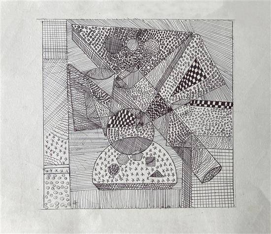 Painting by Devaka Sapate - Pen art - Sankalp Chitra