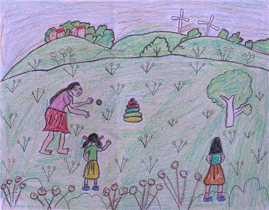 Painting by Bhagyashree Chavare - Holiday enjoyment
