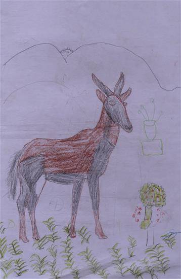 Painting by Rahul Pawara - Impala