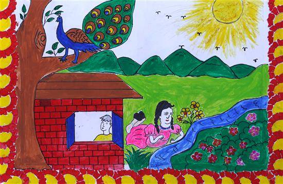 Painting by Neha Pandhare - Joy of Morning
