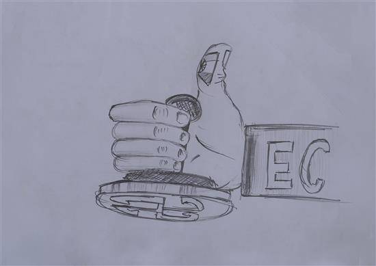 Painting by Lata Langhi - Election Commission of India