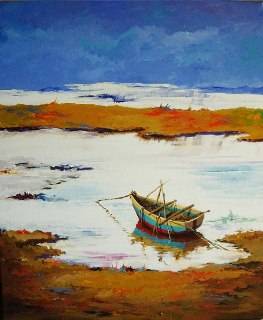 Paintings by Deepali Sagade - Waiting