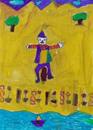 Painting by Amol Gohire - The Joker