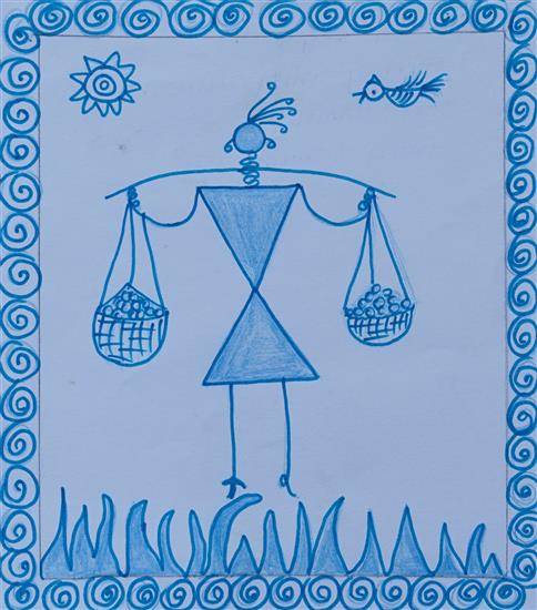 Painting by Puja Burkule - Art of tribe