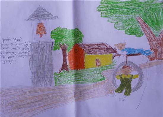 Painting by Himmat Hambir - The Teddies