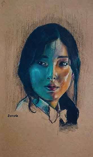 Painting by Dameta Priyaviri Dhillon - Golden hour