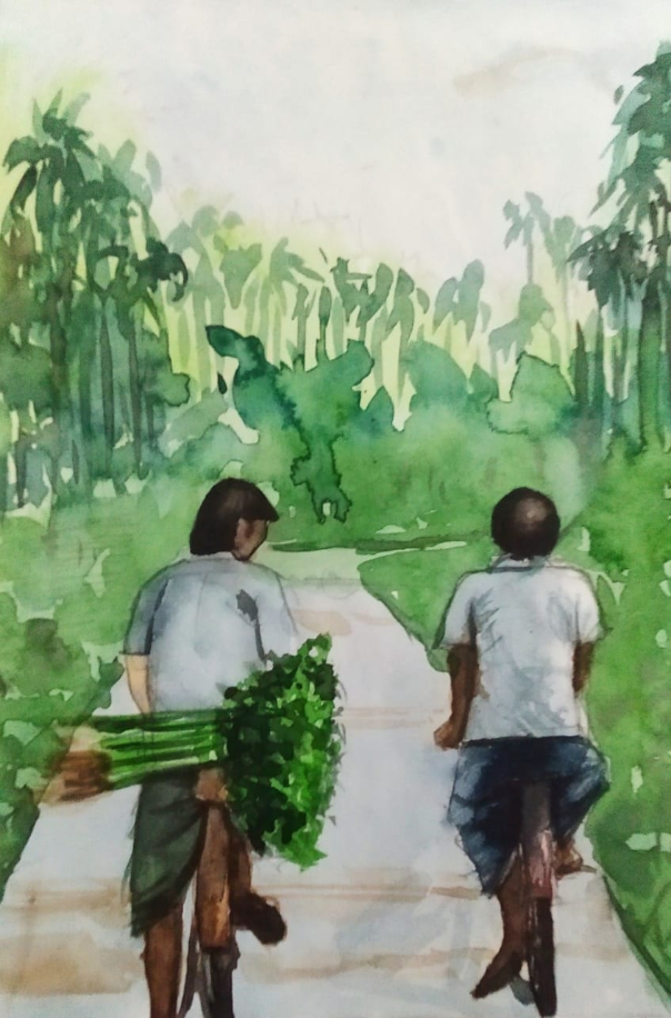 Painting by Purabi Baral - WATER COLOUR