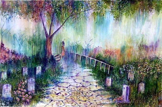 Painting by Ivan Gomes - The Last Poem