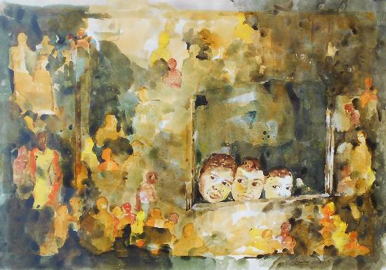 Paintings by Amita Goswami - Pathshaala