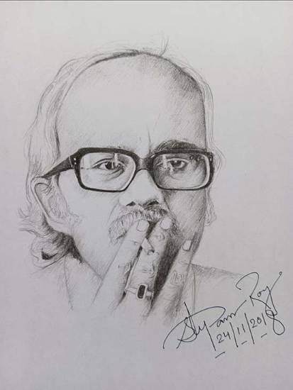 Painting by Supam Roy - Shakti Chattapadhyay