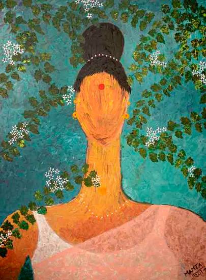 Paintings by Mamta Chitnis Sen - In Wedded Bliss