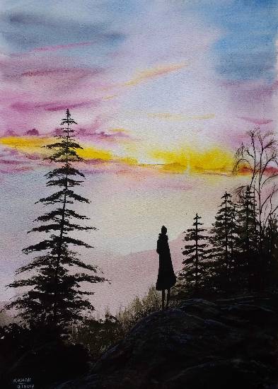 Painting by Dr Kanak Sharma - Fantasy