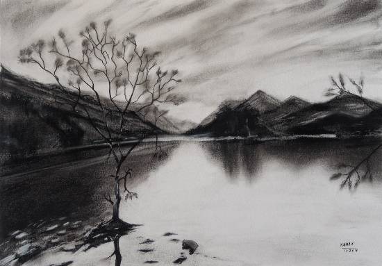 Painting by Dr Kanak Sharma - Standing strong