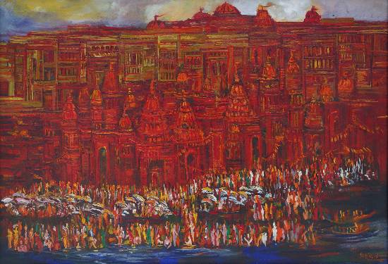 Paintings by Debjani Datta - Celebration
