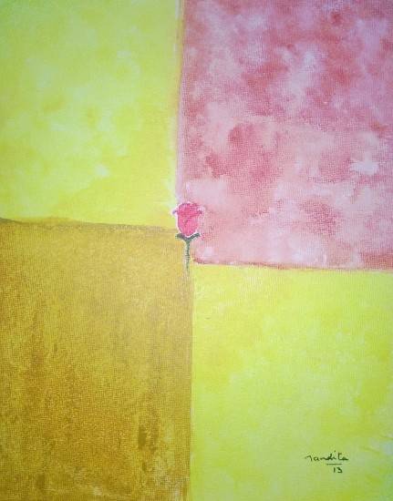 Painting by Nandita Sharma - The Rose
