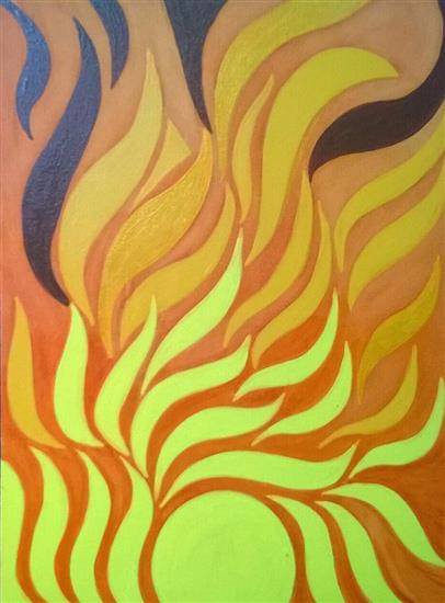 Painting by Nandita Sharma - Aura