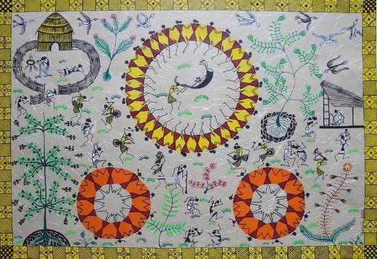 Painting by Prachi Gorwadkar - Dancing Ecstasy