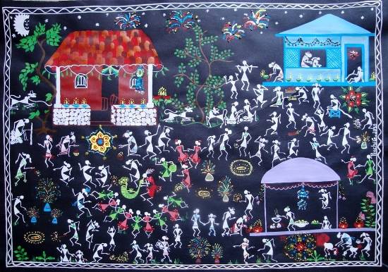 Painting by Prachi Gorwadkar - Diwali Fest