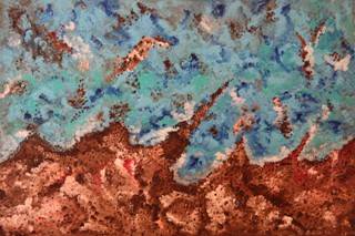 Painting by Pragya Bajpai - The Blue Beach