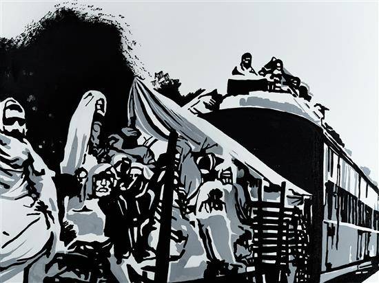 Painting by Raqesh Vashisth - 1947 - III