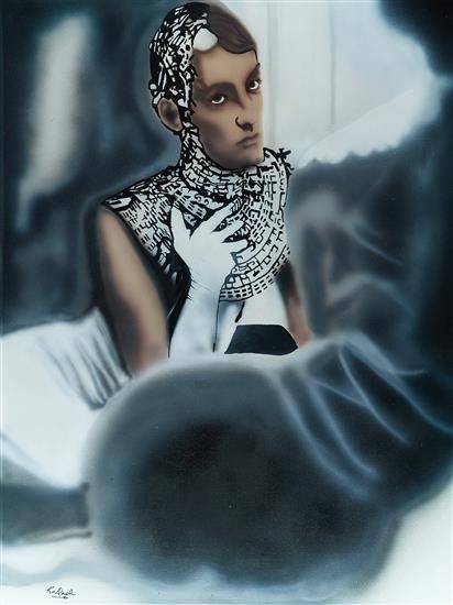 Painting by Raqesh Vashisth - The Acrylic Mirror