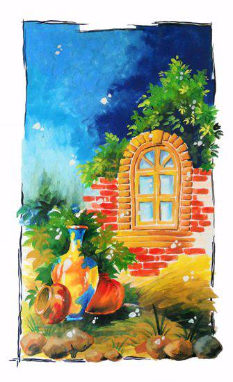 Painting by Sanika Dhanorkar - Composition 2