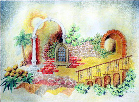 Painting by Sanika Dhanorkar - Composition 10