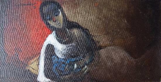 Paintings by G A Dandekar - Mother Child