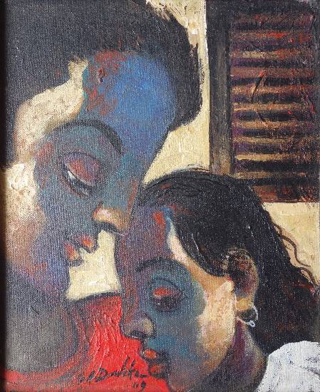 Painting by G A Dandekar - Couple