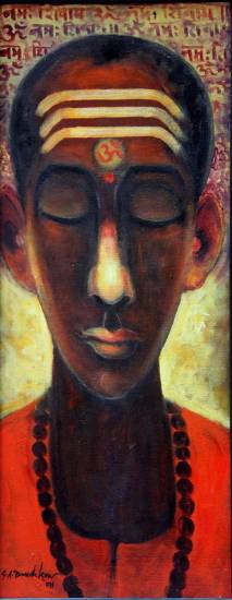 Painting by G A Dandekar - Yogi