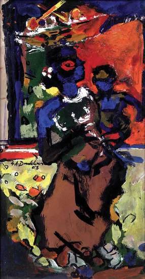 Painting by G A Dandekar - Khilonewali