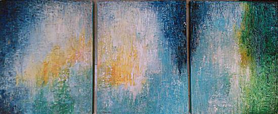 Paintings by Shona Aston - The Inner Lights (3piece)