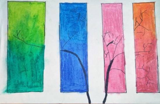 Painting by Param Aanup Shorewala - Shapes