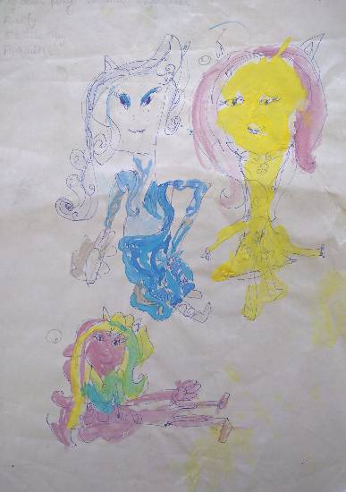 Painting by Sreebhadra Suraj - Dolls