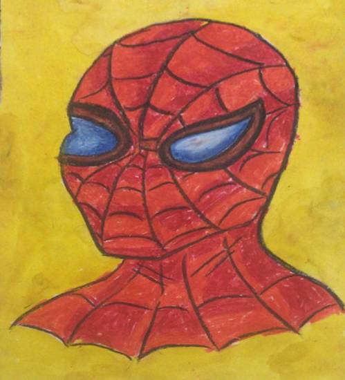 Painting by Utkkarsh Darshan Mehta - Spider man