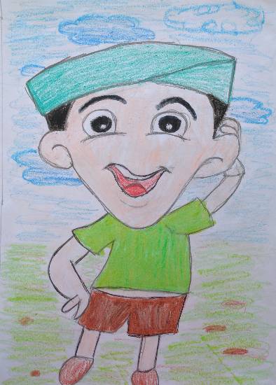 Painting by Devansh Rajan Deolekar - Dholu