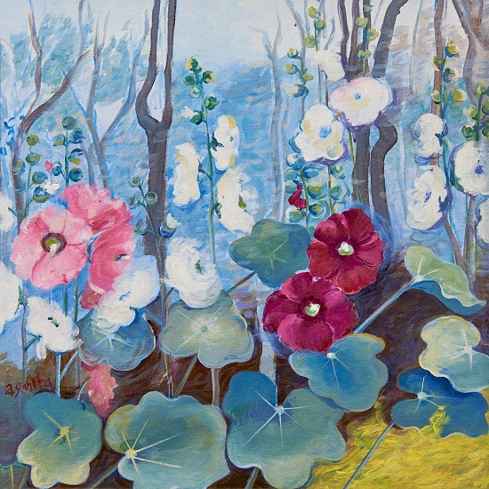 Painting by Asmita Jagtap - Blooms - 2