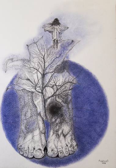 Painting by Ambika Wahi - Surge