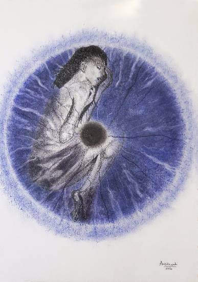 Painting by Ambika Wahi - Cocoon - 3